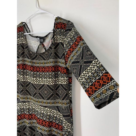 Women’s vibe sportswear skater fit and flare dress stretch size 1X 5737 - Picture 3 of 7